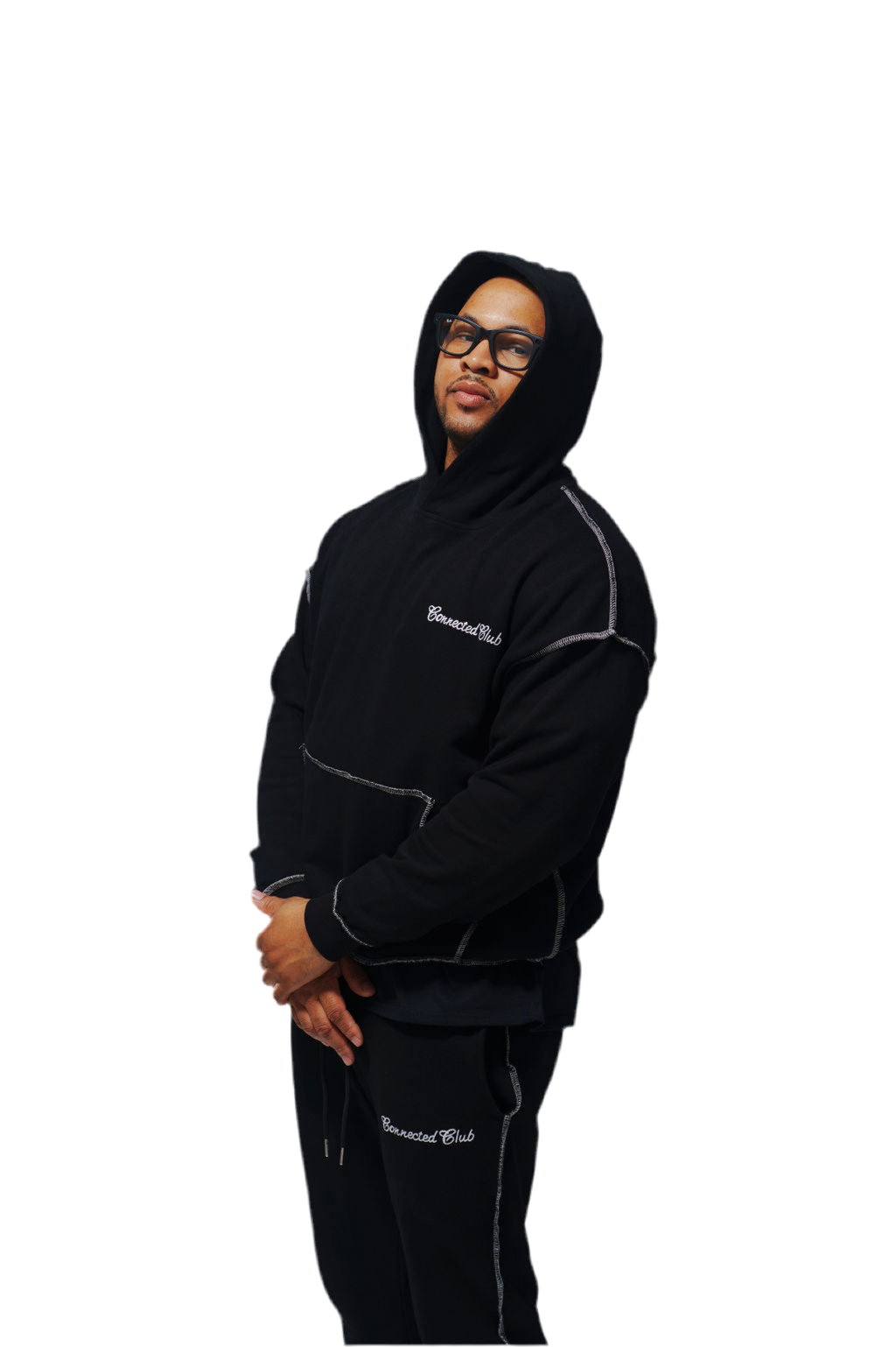 CONNECTED CLUB SIGNATURE BLACK SWEATSUIT