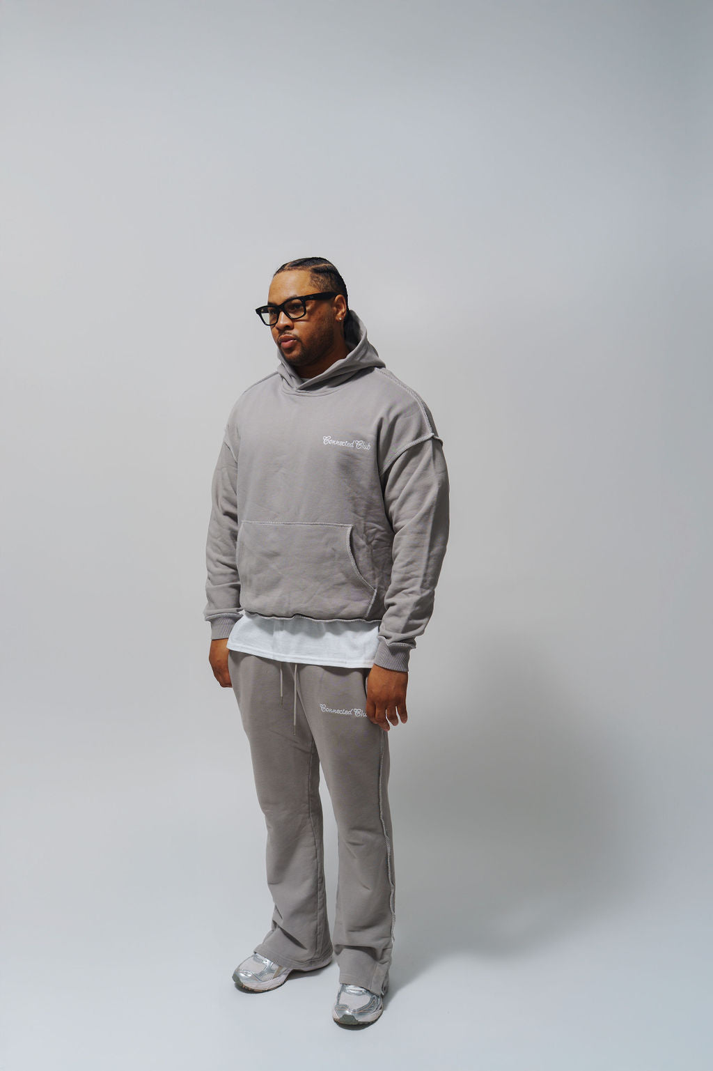 CONNECTED CLUB X GRAY SWEATSUIT