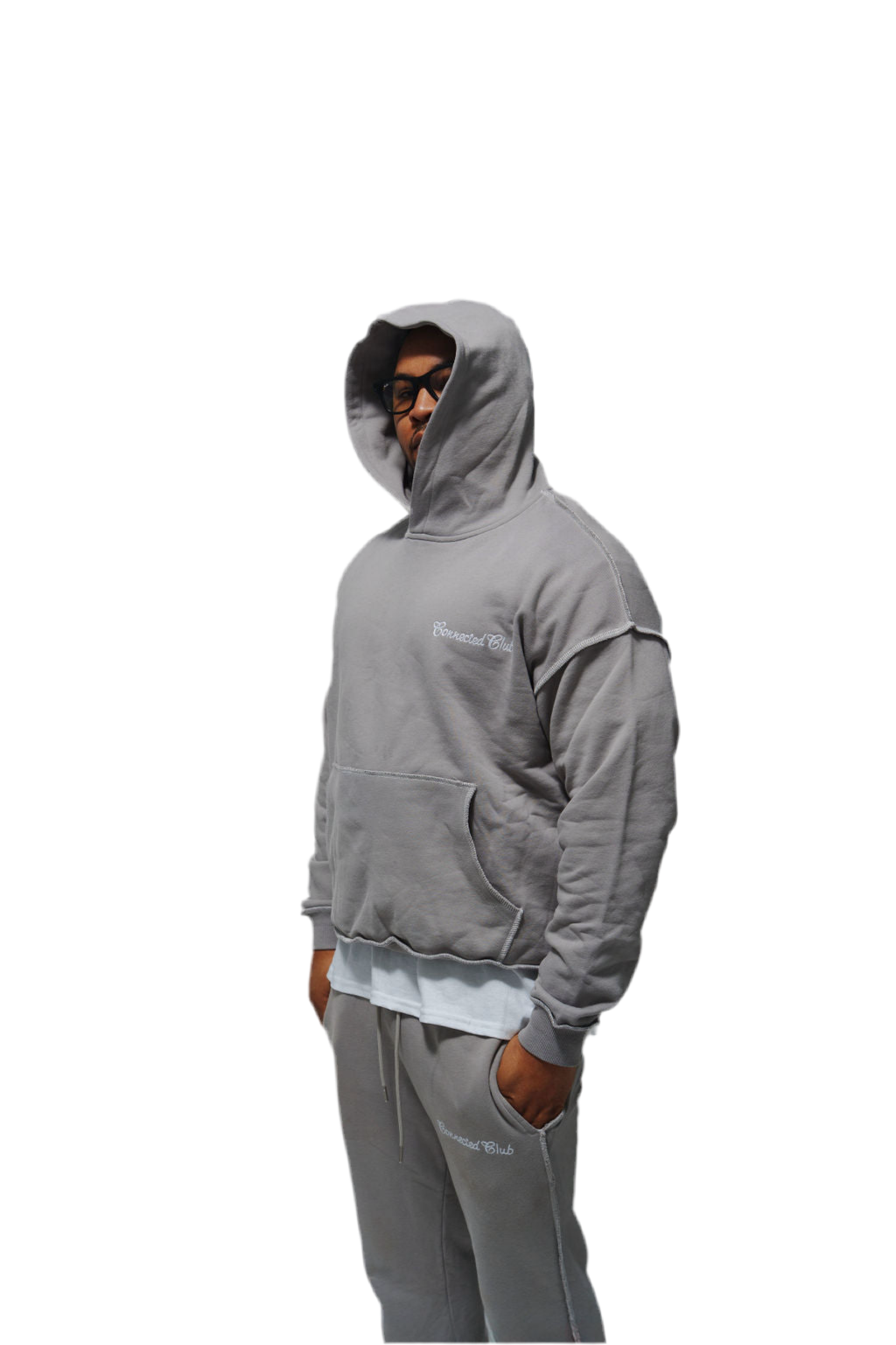 CONNECTED CLUB X GRAY SWEATSUIT