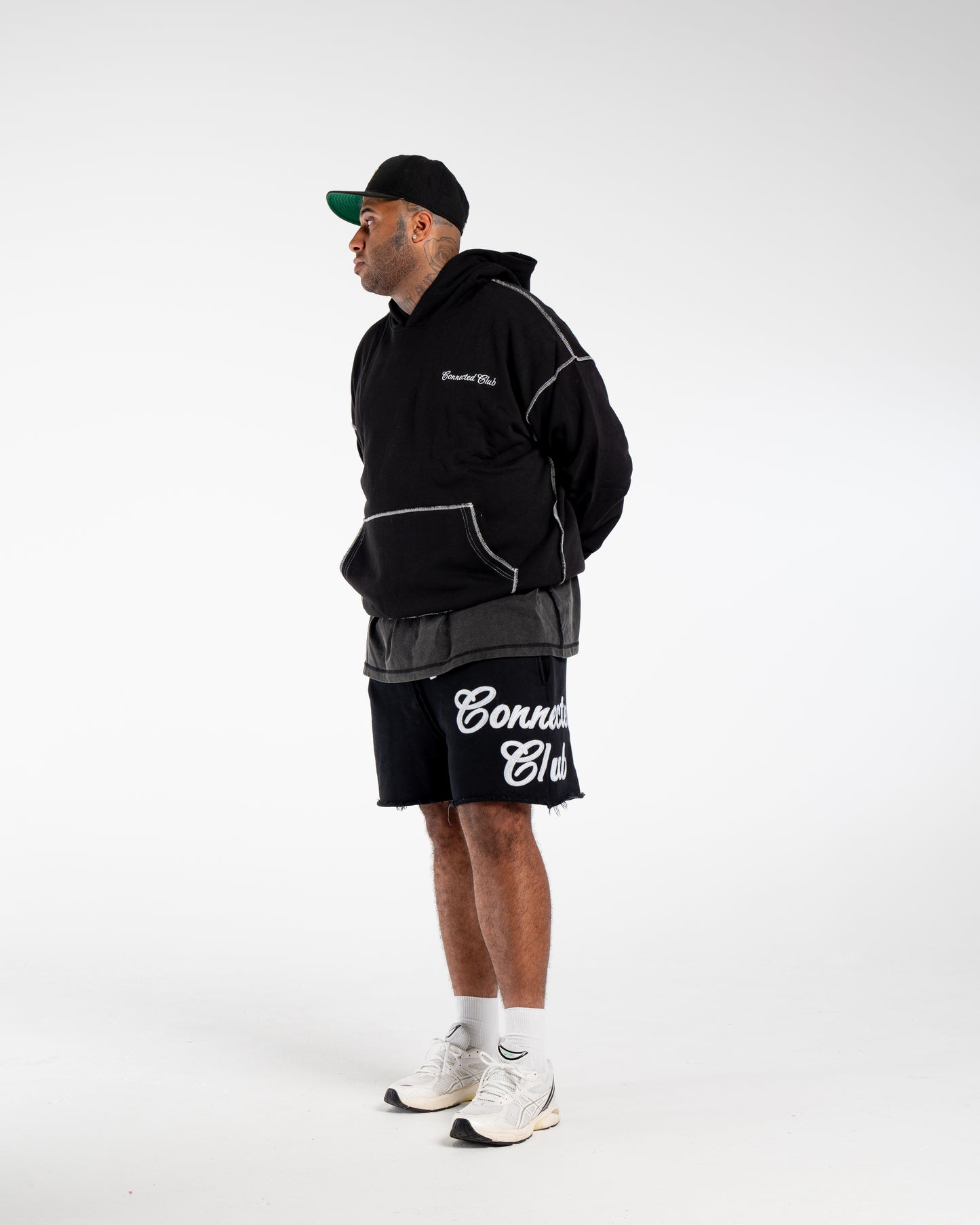 CONNECTED CLUB X BLACK SHORTS