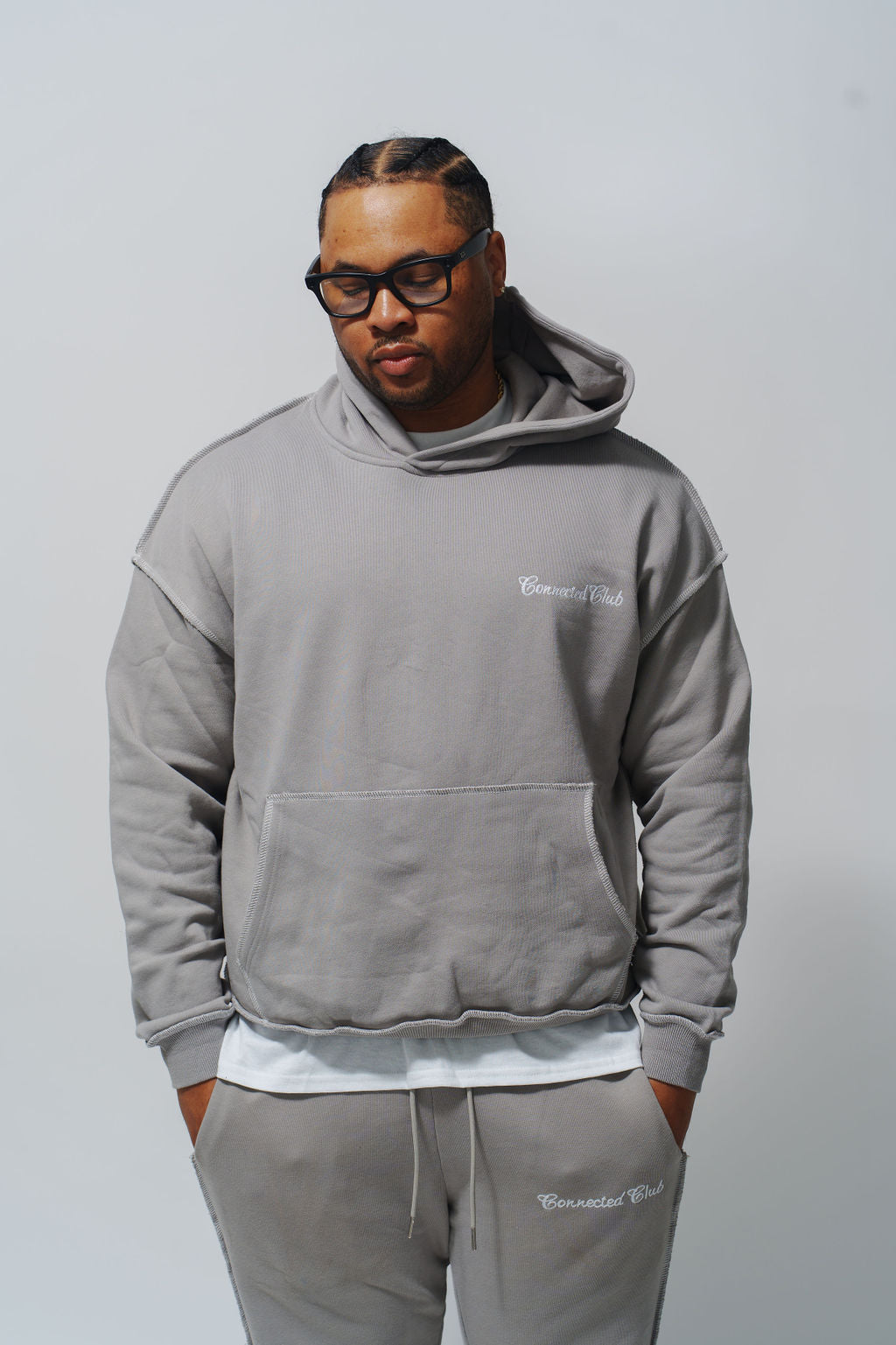 CONNECTED CLUB X GRAY SWEATSUIT