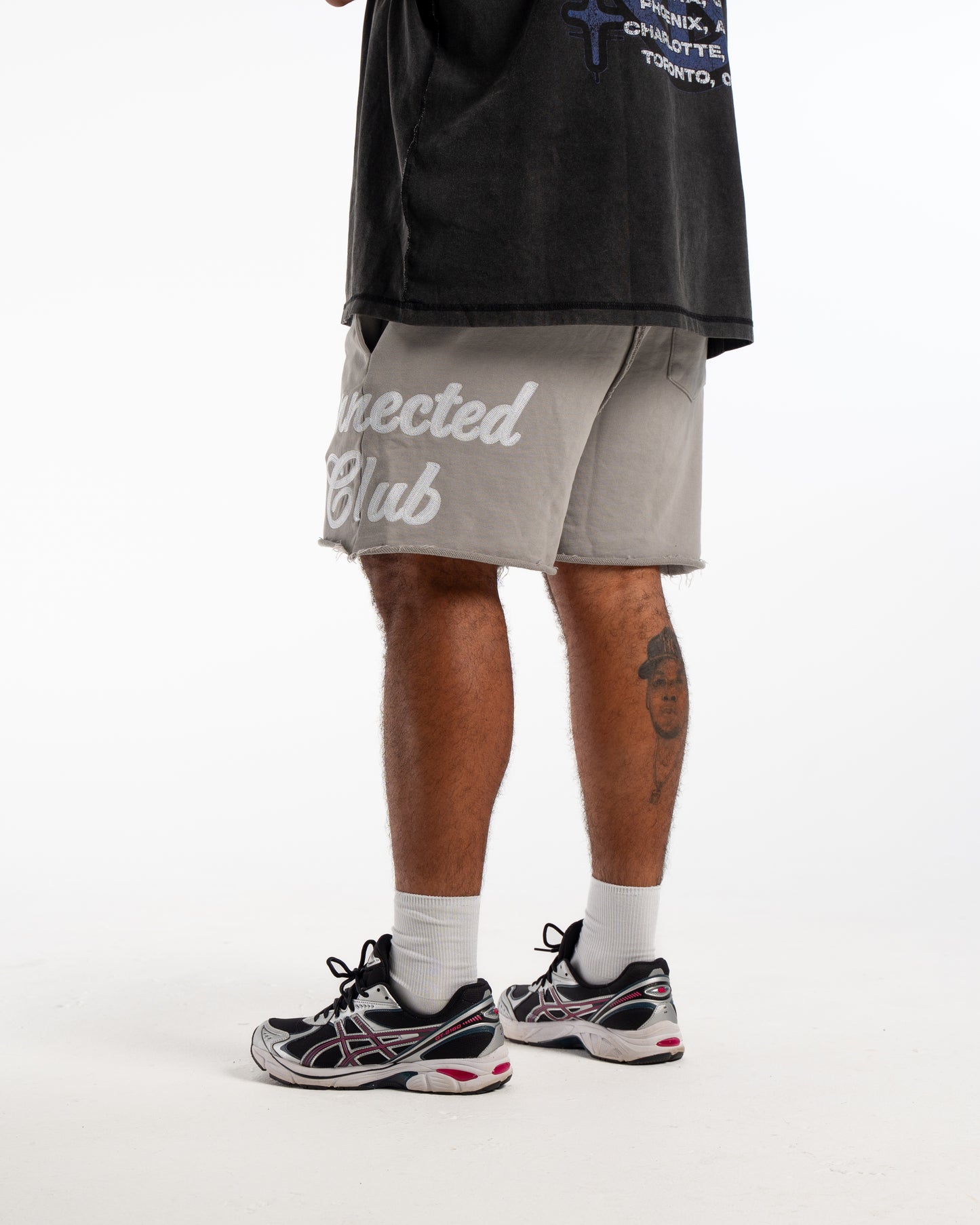 CONNECTED CLUB GREY SHORTS