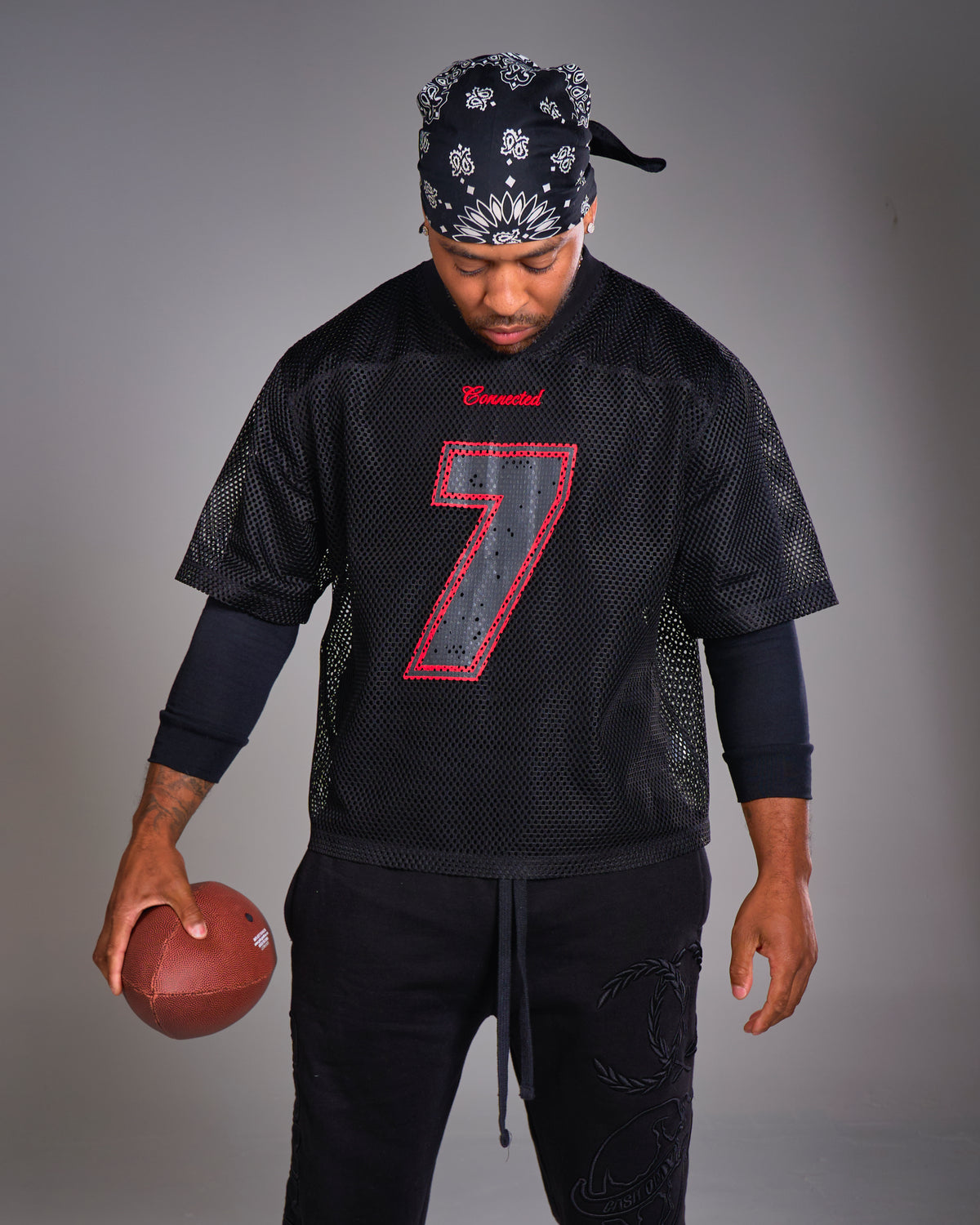 CONNECTED CLUB BLACK PRACTICE JERSEY
