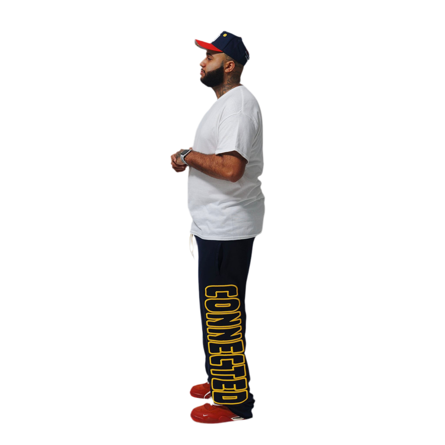 CONNECTED CLUB NAVY BLUE HEAVYWEIGHT PANTS