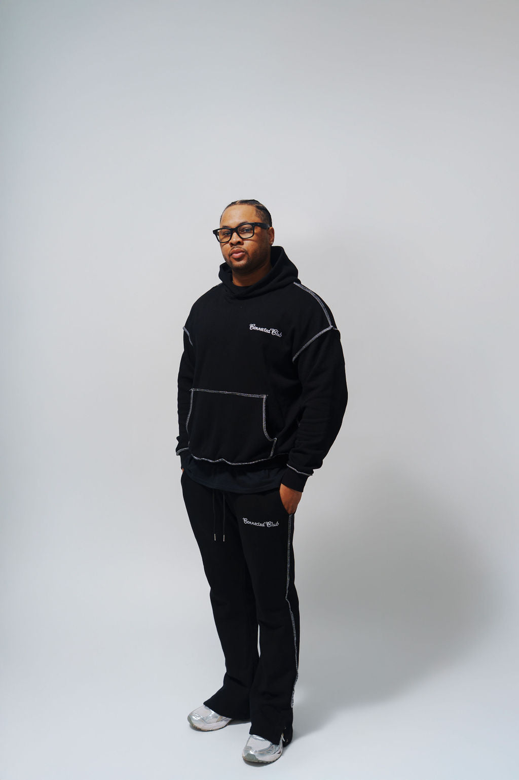 CONNECTED CLUB SIGNATURE BLACK SWEATSUIT