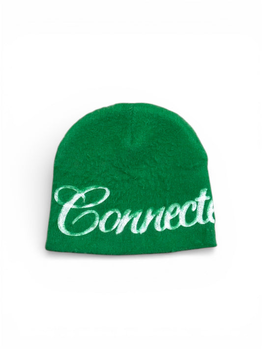 CONNECTED CLUB SIGNATURE KELLY GREEN BEANIE