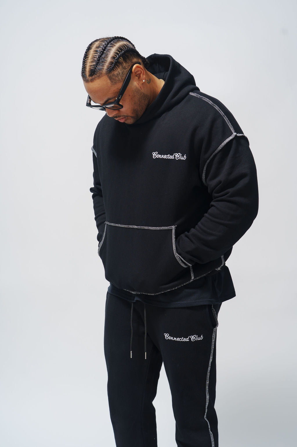CONNECTED CLUB SIGNATURE BLACK SWEATSUIT