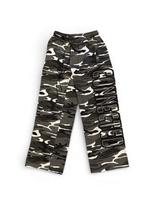 CONNECTED CLUB SNOW CAMOUFLAGE HEAVYWEIGHT PANTS