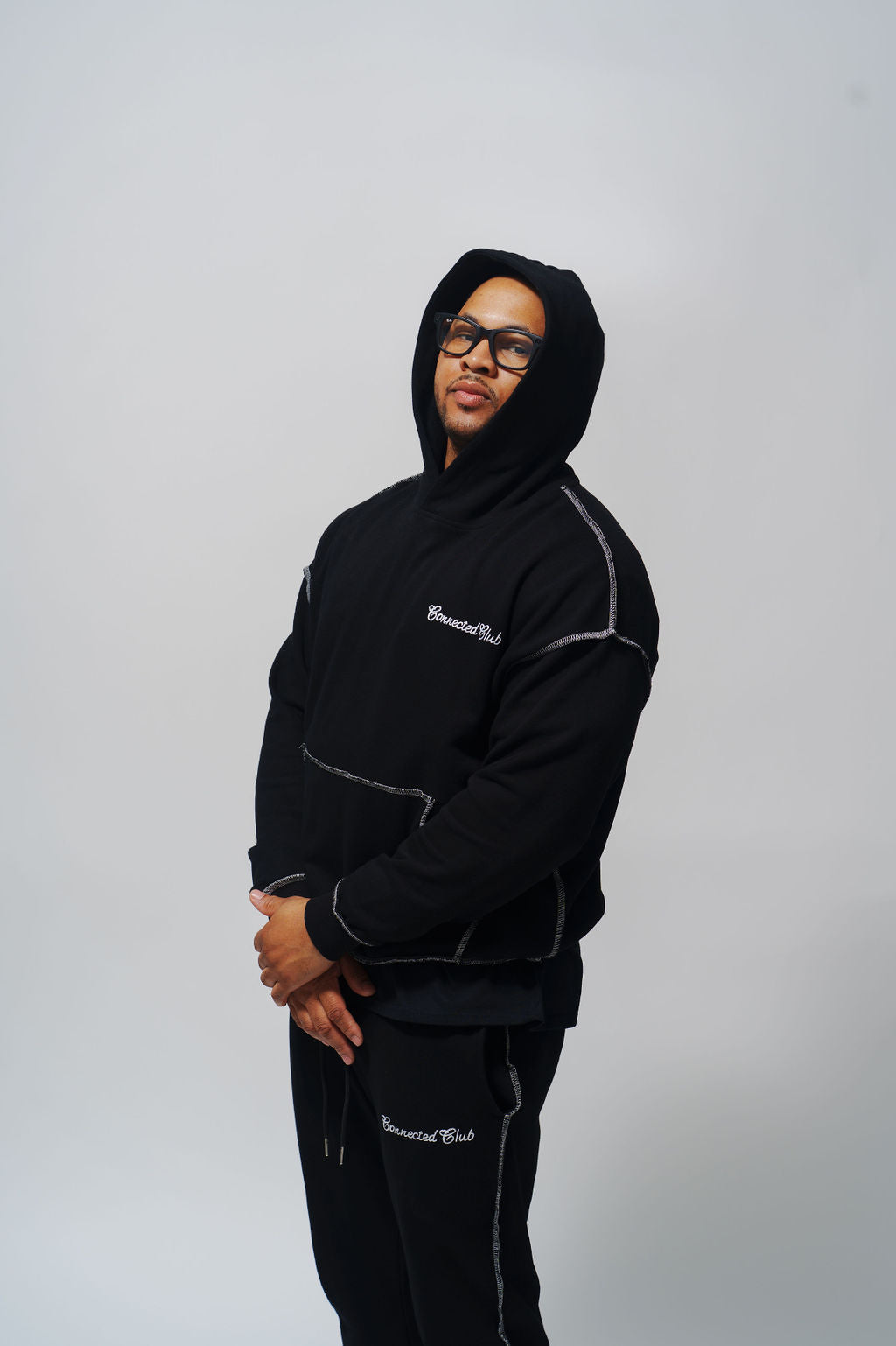 CONNECTED CLUB SIGNATURE BLACK SWEATSUIT