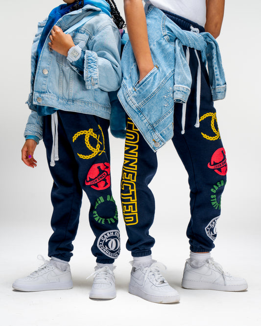 CONNECTED CLUB KIDS NAVY BLUE SWEATPANTS